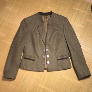 Wool Austrian Women’s Folk Jacket from Tyrol